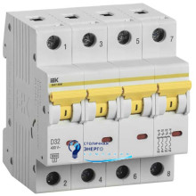 Автоматический выключатель ВА47-60 4Р 32А 6kA D IEK