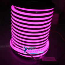 Шнур вуличний світловий Lumion 220V SUPER SMD NEON FLEX 8x16мм, 92 діодів/м, 50м/рулон, рожевий