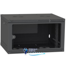Серверный шкаф IPCOM CH-6U 600X600 стекло, черный