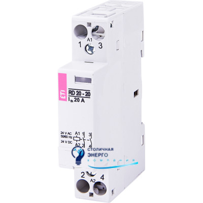 Контактор RD 20-20 (24V AC/DC) (AC1)