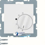 Регулятор температуры помещения, 250V, полярная белизна матовая S.1/B.х