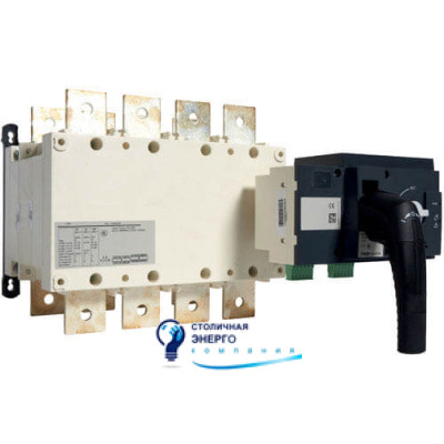 Перемикач корпусний з мотоприводом I-0-II, 4P, 3200A