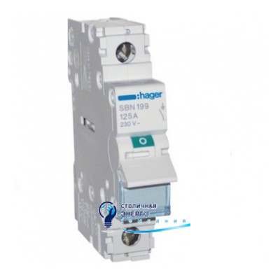Выключатель нагрузки 1-полюсный SBT116 (230V/16А) с индикацией