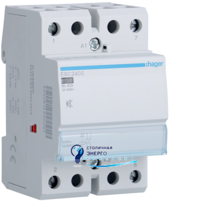 Контактор безшумний 40A, 2НВ, 230V