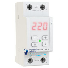Реле контроля напряжения ZUBR D2-40 red