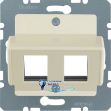 Накладка для модулей Modular Jacks «Krone», белая S.1/ARSYS