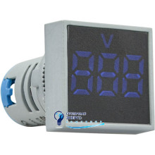 Вольтметр цифровой ED16-22FVD 30-500В АС (синий)