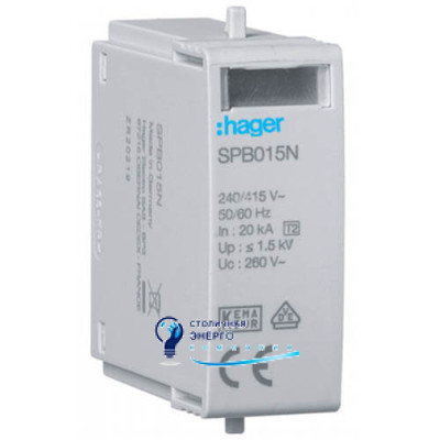 Вставний модуль T2 N-PE Uc 260V Imax 40kA Up 1.5kV