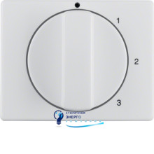 Центральная панель для 3-уровн.выключателя с 0-полож., полярная белизна, ARSYS