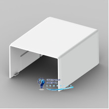 З'єднувач безгалоген. для коробу LH 60x40HF, 8652HF_HB