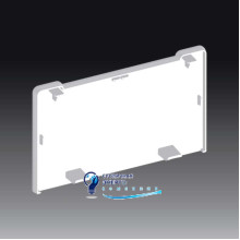 Заглушка безгалоген. для короба PK 110x70 D HF, белый, 8451HF_HB