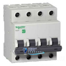 Автоматический выключатель Schneider Easy9, 4P, 16A