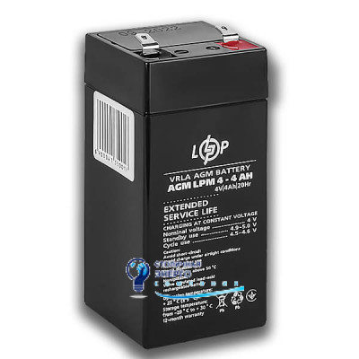 Акумулятор AGM LPM 4V - 4 Ah