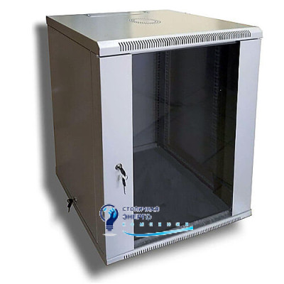 Шафа телекомунікаційна настінна 15U 600x450 розбірна