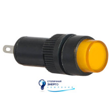 Сигнальная арматура AD22E-10DS желтая 24V АC/DC