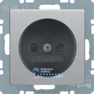 Розетка без з/к, зах.контактів, 16А/250V, алюміній, Q.х