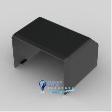 Заглушка для кабельного канала LH 60x40 Kopos  8651_FB ПВХ черный