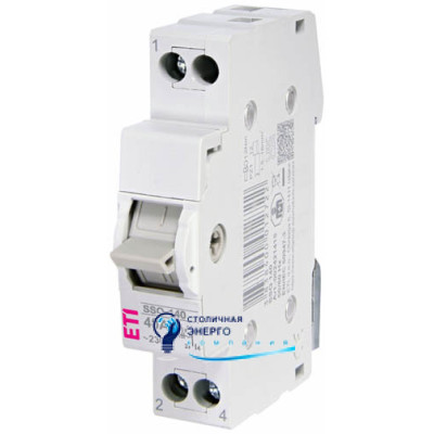 Переключатель нагрузки SSQ 140 "1-0-2", 1P 40A