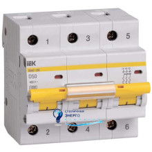 Автоматический выключатель ВА47-100 3Р 50А 10kA D IEK