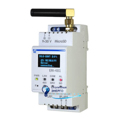 Контролер web-доступу до управління Modbus-обладнанням ЕМ-481