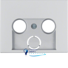 Накладка для антенной розетки 2/3 отв., алюминий, K.5