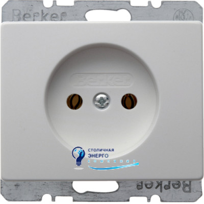 Розетка без з/к, защ.контактов, полярная белизна, 16А/250V ARSYS