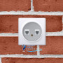 Розетка 2X комп'ютерна RJ45 кат.5e, сірий
