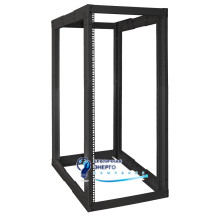 Стійка серверна дворамна СТ-24U-06-10, чорна