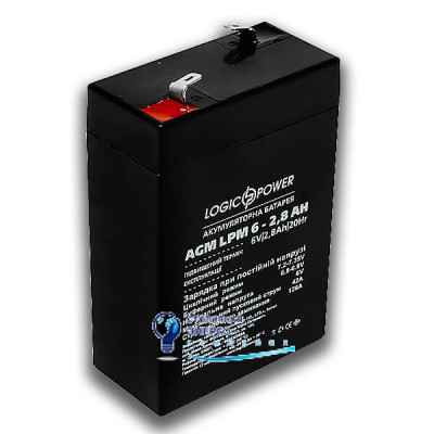 Акумулятор AGM LPM 6V - 2.8 Ah