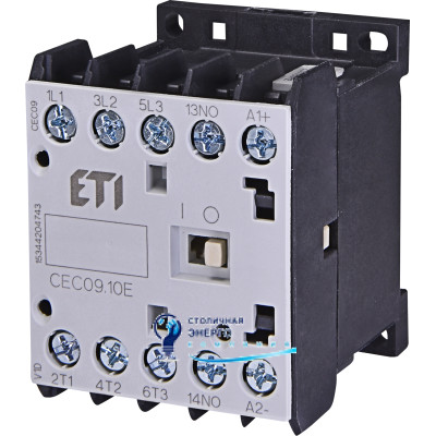 Контактор мініатюрний CEC 09.10-230V-50/60Hz (9A; 4kW; AC3)