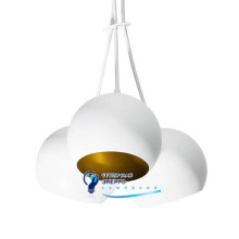 Светильник подвесной (люстра) Bowl C150-3 White/Gold