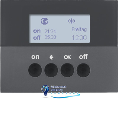 Таймер для вставки вимикача KNX-quicklink K.1 антрацит