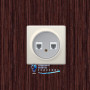 Розетка 2X комп'ютерна RJ45 кат.5e, сірий