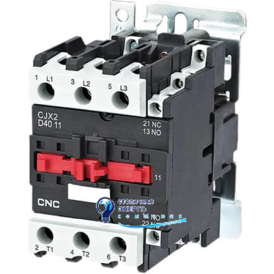 Контактор электромагнитный CNC CJX2-4011 18,5 кВт NO+NC 24В 40А