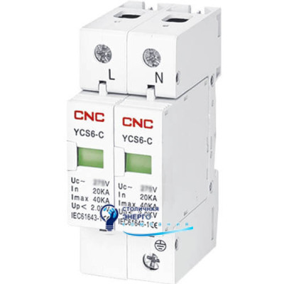 Обмежувач імпульсної перенапруги CNC YCS6-С 2Р 1P+N 385V
