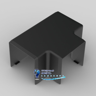 Тройник для кабельного канала LHD 40x40 Kopos  8644_FB ПВХ черный
