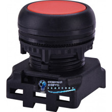 Кнопка-модуль утопл. EGFI-024A-A (с модулем LED, 24V AC/DC, оранжевая)