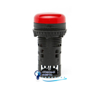 Лампа сигнальная LED матовая ELPI-240A-R 240V AC (красная)