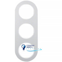 Рамка 3Х алюминий/полярная белизна, R.Classic