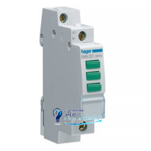 Индикатор тройной LED, 230V, 3 зеленых