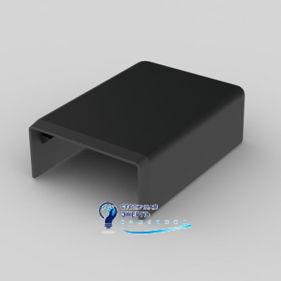 Заглушка для кабельного канала LHD 40x20 Kopos  8631_FB ПВХ черный