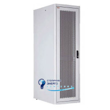 Шафа серверна підлогова 26U 19'' 600х1000 розбірна, перфоровані двері