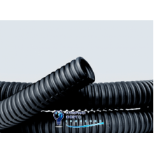 Гофрированная труба морозостойкая ПНД, Ø16, с протяжкой, черная