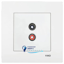 АудіоРозетка VIKO KARRE  90960037 Білий