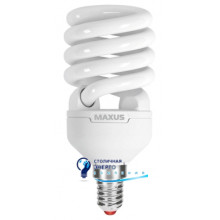 Лампа енергозберігаюча 15W Maxus XPiral 3-ESL-008-11 4100К, Е14 (набір 3 шт.)