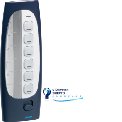 Пульт ДК 7-кнопок 18-каналів IP50 KNX quicklink