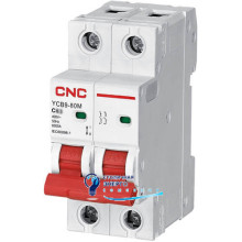 Автоматический выключатель модульный CNC YCB9-80M 2Р 1А 6кА С