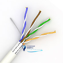 Lan-кабель КПпВонг-HF-ВПЕ (250) 4х2х0,57 (STP-cat.6 LSOH)