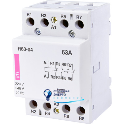 Контактор R 63-04 230V AC 63A (AC1)