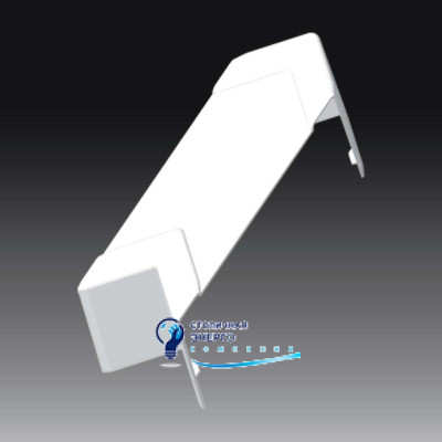 Угол прямой безгалоген. для короба PK 110x70 D HF, белый, 8453HF_HB